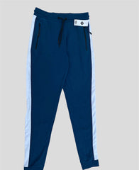 TEX cargo trousers teal blue with white strips