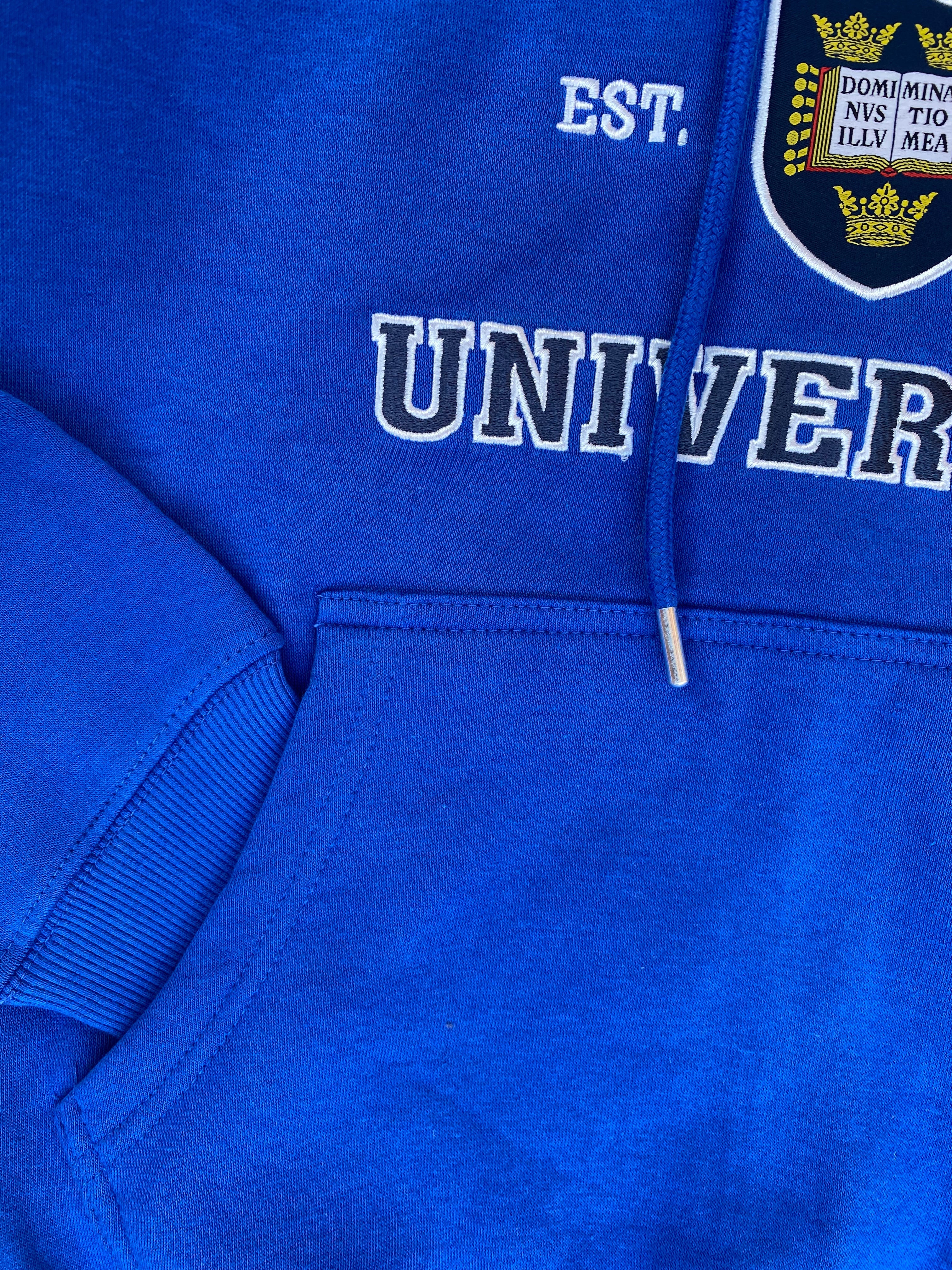 Oxford fleece pull through Hood(ink blue)