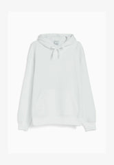 Bershka Fleece Hoodie-White