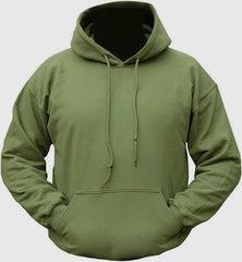 BERSHKA Fleece Hoodie(olive green)