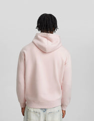 BERSHKA fleece hoodie(light pink)