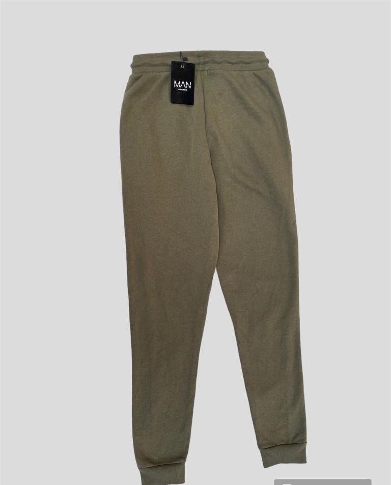 BoohooMan jogger trousers-olive green