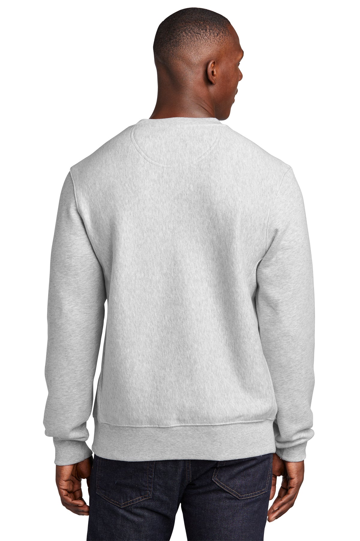 NewYork club crewneck fleece sweatshirt-heather grey