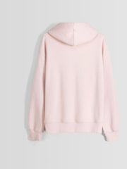 BERSHKA fleece hoodie(light pink)